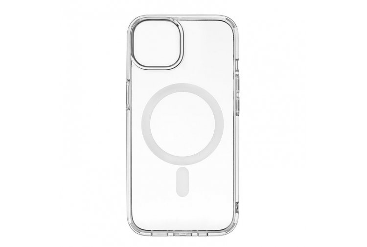 Чехол-накладка uBear Real Mag Case для iPhone 13, поликарбонат, прозрачный