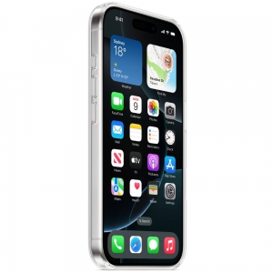 Чехол-накладка Apple Clear Case для iPhone 16 Pro, полиуретан, прозрачный