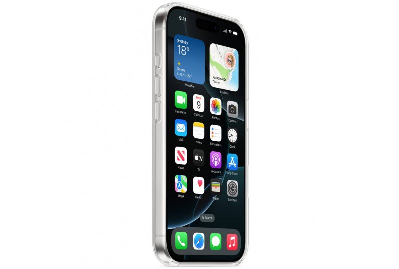 Чехол-накладка Apple Clear Case для iPhone 16 Pro, полиуретан, прозрачный