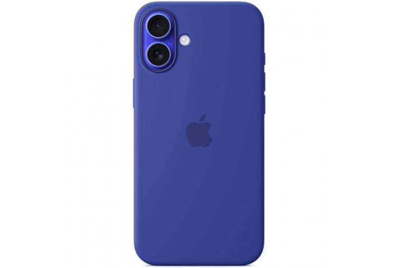 Чехол-накладка Apple Silicone Case для iPhone 16 Plus, силикон, ультрамарин