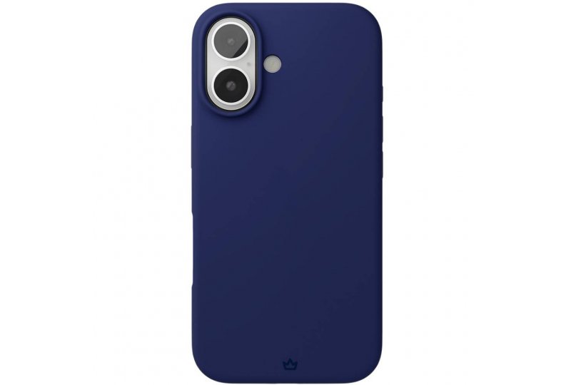 Чехол-накладка VLP Aster Case для iPhone 16, силикон, темно-синий