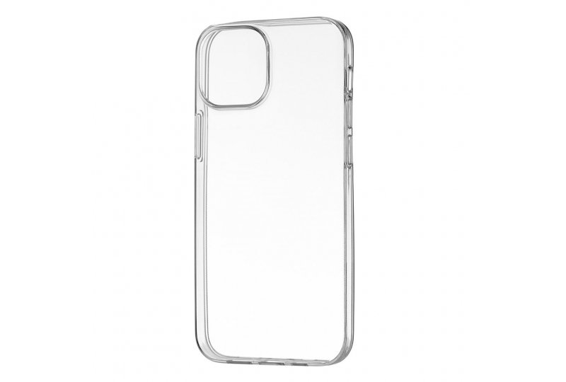 Чехол-накладка uBear Tone case для iPhone 13 mini, полиуретан, прозрачный