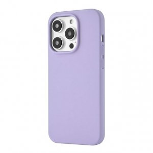 Чехол-накладка uBear Touch Mag Case для iPhone 14 Plus, силикон, фиолетовый