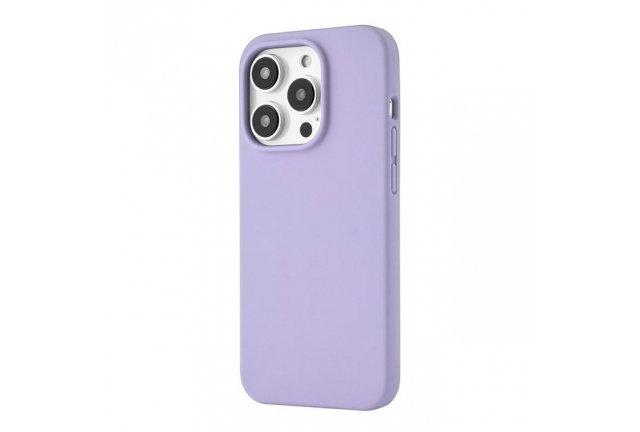 Чехол-накладка uBear Touch Mag Case для iPhone 14 Plus, силикон, фиолетовый