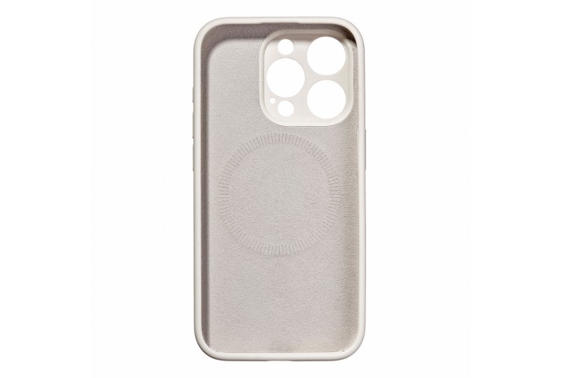 Чехол-накладка Synora Silicon MagCase для iPhone 15 Pro, силикон, белый