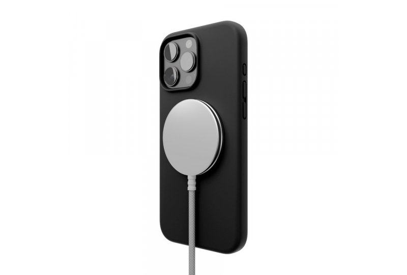 Чехол-накладка VLP Aster Case для iPhone 16 Pro Max, силикон, черный