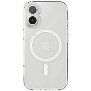 Чехол-накладка VLP Puro Case для iPhone 16, поликарбонат, прозрачный