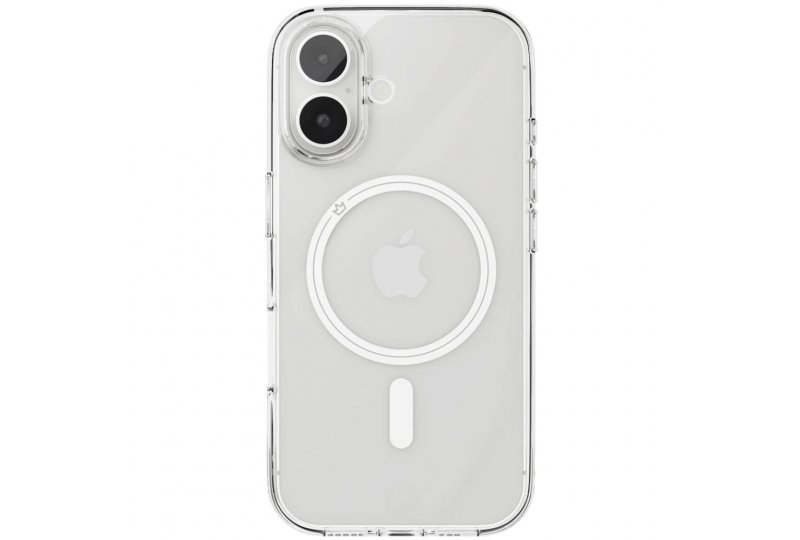 Чехол-накладка VLP Puro Case для iPhone 16, поликарбонат, прозрачный