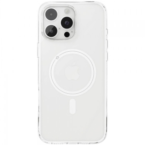 Чехол-накладка VLP Diamond Case для iPhone 16 Pro Max, полиуретан/закаленое стекло, прозрачный