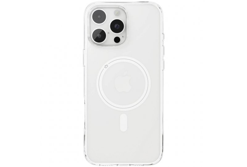 Чехол-накладка VLP Diamond Case для iPhone 16 Pro Max, полиуретан/закаленое стекло, прозрачный