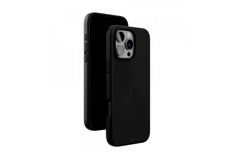 Чехол-накладка VLP Aster Case для iPhone 16 Pro Max, силикон, черный