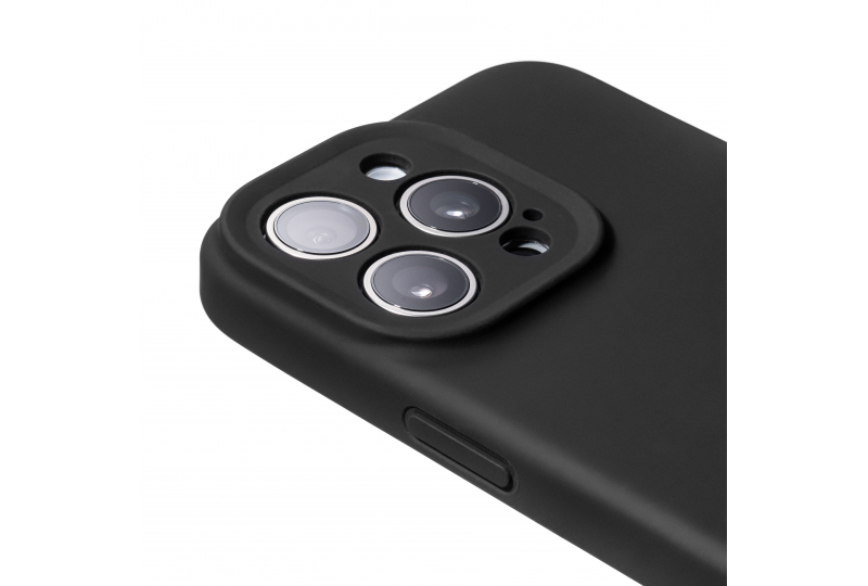 Чехол-накладка Synora Silicon MagCase для iPhone 15 Pro Max, силикон, черный