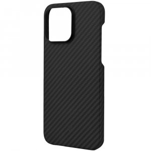 Чехол-накладка Asynora Magnetic aramid fiber для iPhone 15 Pro Max, кевлар, черный