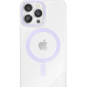 Чехол-накладка VLP Line case MagSafe для iPhone 14 Pro Max, поликарбонат, фиолетовый