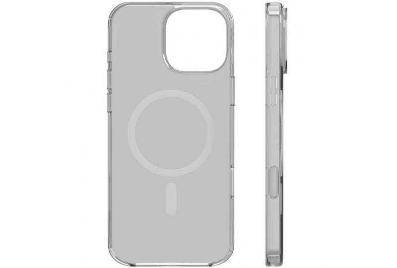 Чехол-накладка VLP Puro Case для iPhone 16 Pro, поликарбонат, прозрачный