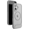 Чехол-накладка VLP Reels Case для iPhone 16, поликарбонат, серый