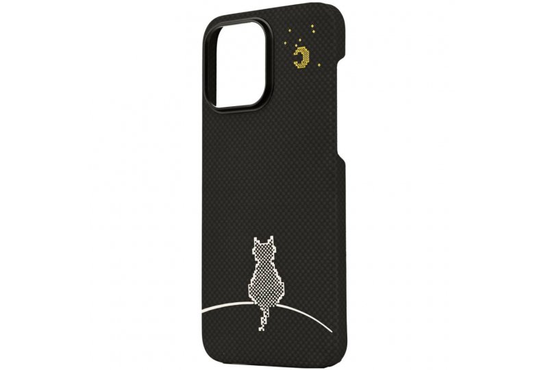Чехол-накладка Asynora Magnetic aramid fiber cat для iPhone 15 Pro Max, кевлар, цветной