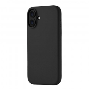 Чехол-накладка uBear Touch Mag Case для iPhone 16 Plus, силикон, черный