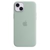 Чехол-накладка Apple MagSafe для iPhone 14 Plus, силикон, светло-зеленый
