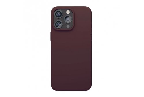 Чехол-накладка VLP Aster Case для iPhone 15 Pro Max, силикон, моккачино