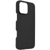 Чехол-накладка Asynora Magnetic aramid fiber для iPhone 16 Pro Max, кевлар, черный