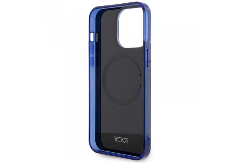Чехол-накладка Tumi Liquid Double Laye для iPhone 15 Pro Max, пластик, синий