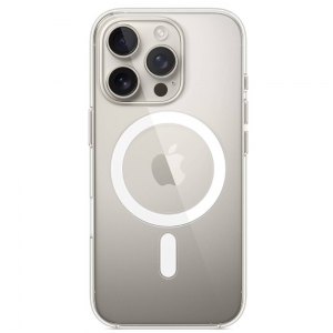 Чехол-накладка Apple Clear Case для iPhone 16 Pro, полиуретан, прозрачный