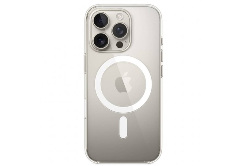 Чехол-накладка Apple Clear Case для iPhone 16 Pro, полиуретан, прозрачный