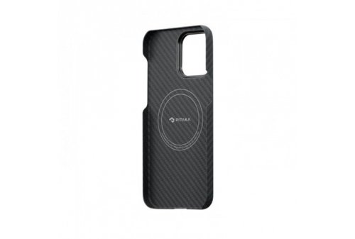 Чехол-накладка Pitaka MagEZ Case 3 для iPhone 14 Pro, арамид (кевлар), черный/серый