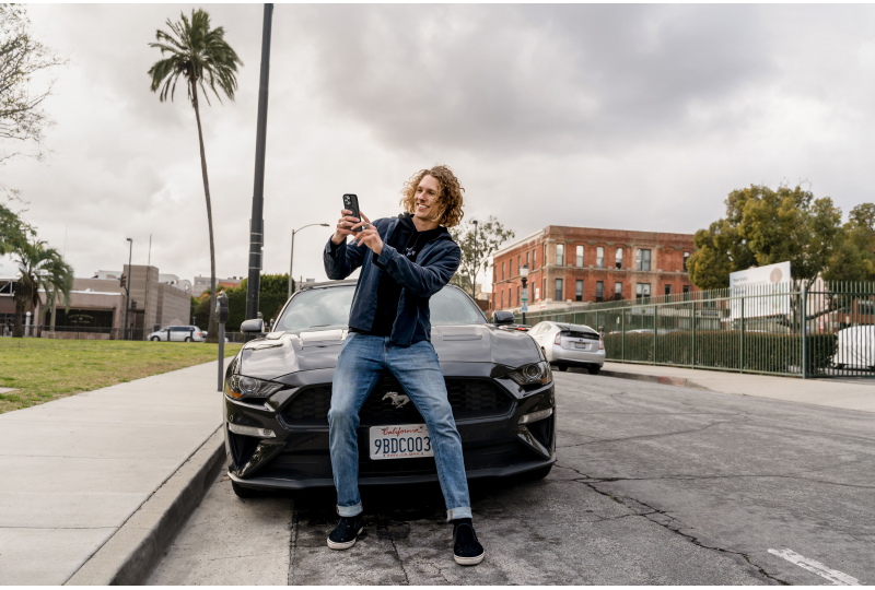 Чехол-накладка uBear Cloud Mag Case для iPhone 15 Pro Max, полиуретан, черный