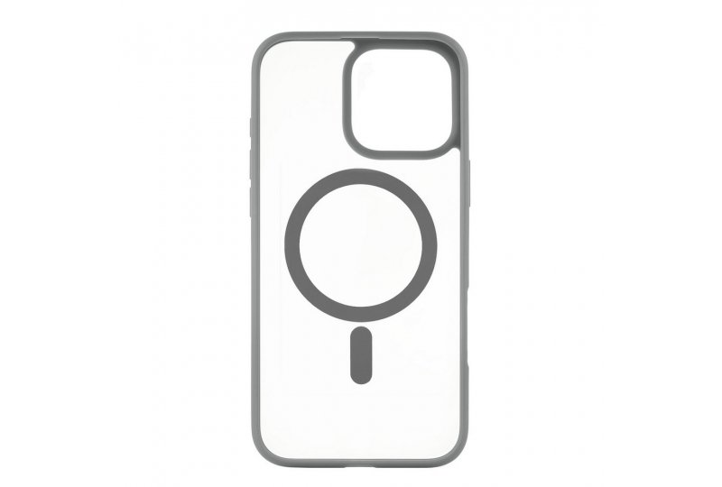 Чехол-накладка uBear Cloud Mag Case для iPhone 16 Pro Max, силикон, серый
