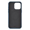 Чехол-накладка uBear Capital Case для iPhone 15 Pro, кожа, синий