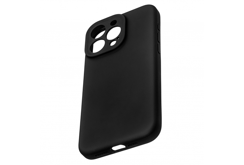 Чехол-накладка Synora Silicon MagCase для iPhone 15 Pro Max, силикон, черный