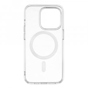 Чехол-накладка uBear Real Mag Case для iPhone 14 Pro, поликарбонат, прозрачный
