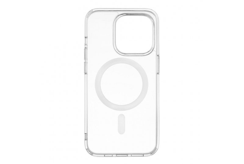 Чехол-накладка uBear Real Mag Case для iPhone 14 Pro, поликарбонат, прозрачный