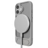 Чехол-накладка VLP Reels Case для iPhone 16, поликарбонат, серый