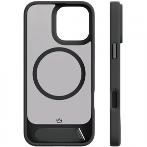 Чехол-накладка VLP Reels Case для iPhone 16 Pro, поликарбонат, черный
