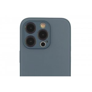 Чехол-накладка VLP Glaze Case для iPhone 15 Pro, полиуретан, синий