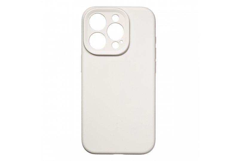 Чехол-накладка Synora Silicon MagCase для iPhone 15 Pro, силикон, белый