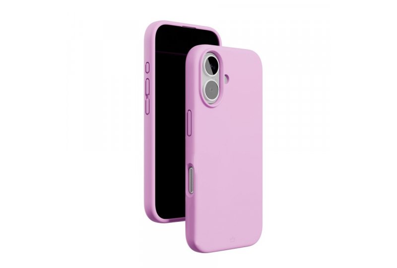 Чехол-накладка VLP Aster Case для iPhone 16, силикон, розовый