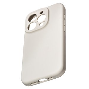 Чехол-накладка Synora Silicon MagCase для iPhone 15 Pro, силикон, белый