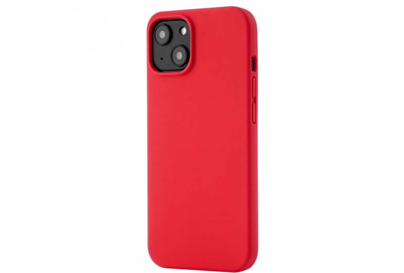 Чехол-накладка uBear Touch Mag Case для iPhone 14, силикон, красный