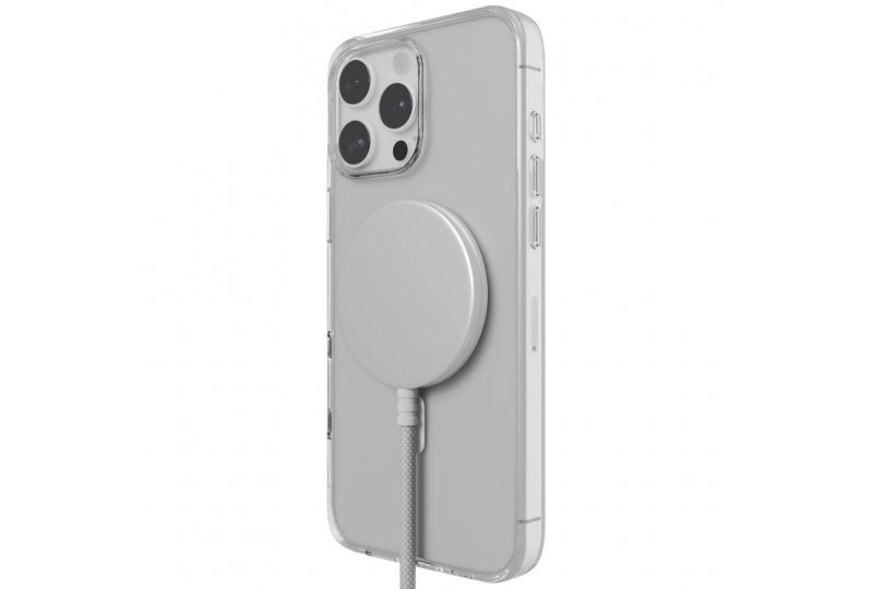 Чехол-накладка VLP Diamond Case для iPhone 16 Pro Max, полиуретан/закаленое стекло, прозрачный