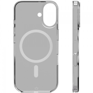 Чехол-накладка VLP Puro Case для iPhone 16, поликарбонат, прозрачный