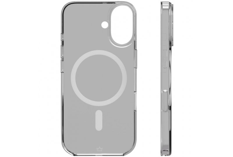 Чехол-накладка VLP Puro Case для iPhone 16, поликарбонат, прозрачный