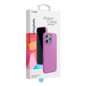 Чехол-накладка VLP Aster Case для iPhone 16 Pro, силикон, розовый