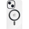 Чехол-накладка VLP Line case MagSafe для iPhone 14, поликарбонат, черный