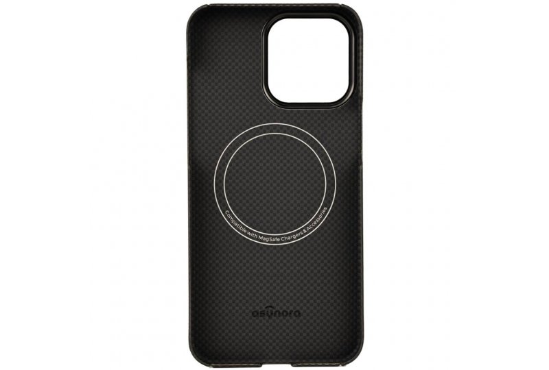 Чехол-накладка Asynora Magnetic aramid fiber cat для iPhone 15 Pro Max, кевлар, цветной