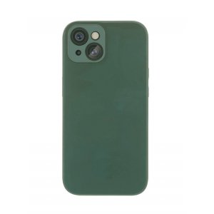 Чехол-накладка VLP Glaze Case для iPhone 15, полиуретан, темно-зеленый