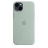 Чехол-накладка Apple MagSafe для iPhone 14 Plus, силикон, светло-зеленый